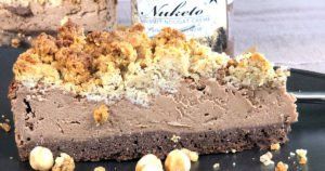 Rezept NUKETO Cheesecake mit Haselnuss-Streuseln lowcarb zuckerfrei keto
