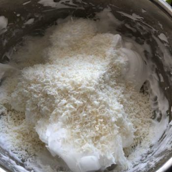 Rezept Johannisbeerkuchen mit Kokos Baiserhaube lowcarb keto kalorienarm