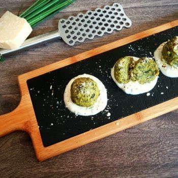 Rezept Spinat Feta Knödel lowcarb glutenfrei