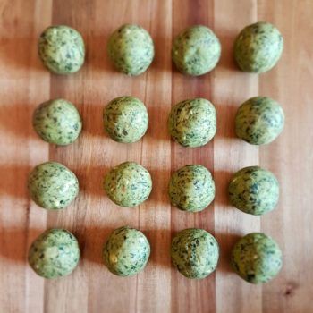 Rezept Spinat Feta Knödel lowcarb glutenfrei