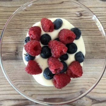 Rezept Dessertcreme Vanille und Schokolade lowcarb glutenfrei