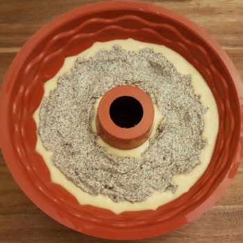 Rezept Rahm Mohn Zwetschgen-Pflaumen Gugelhupf lowcarb glutenfrei kalorienarm