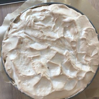 Rezept Pflaumen-Käsekuchen mit Baiserhaube lowcarb glutenfrei