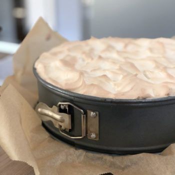 Rezept Pflaumen-Käsekuchen mit Baiserhaube lowcarb glutenfrei