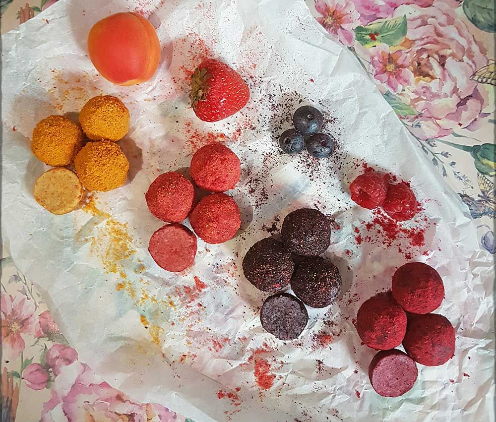Rezept Fruchtpralinen 4 Sorten lowcarb keto