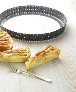 299-00_Master Class Quicheform 28 cm rund perforiert_lowcarb_Backen_Quiche_KCMCCB100