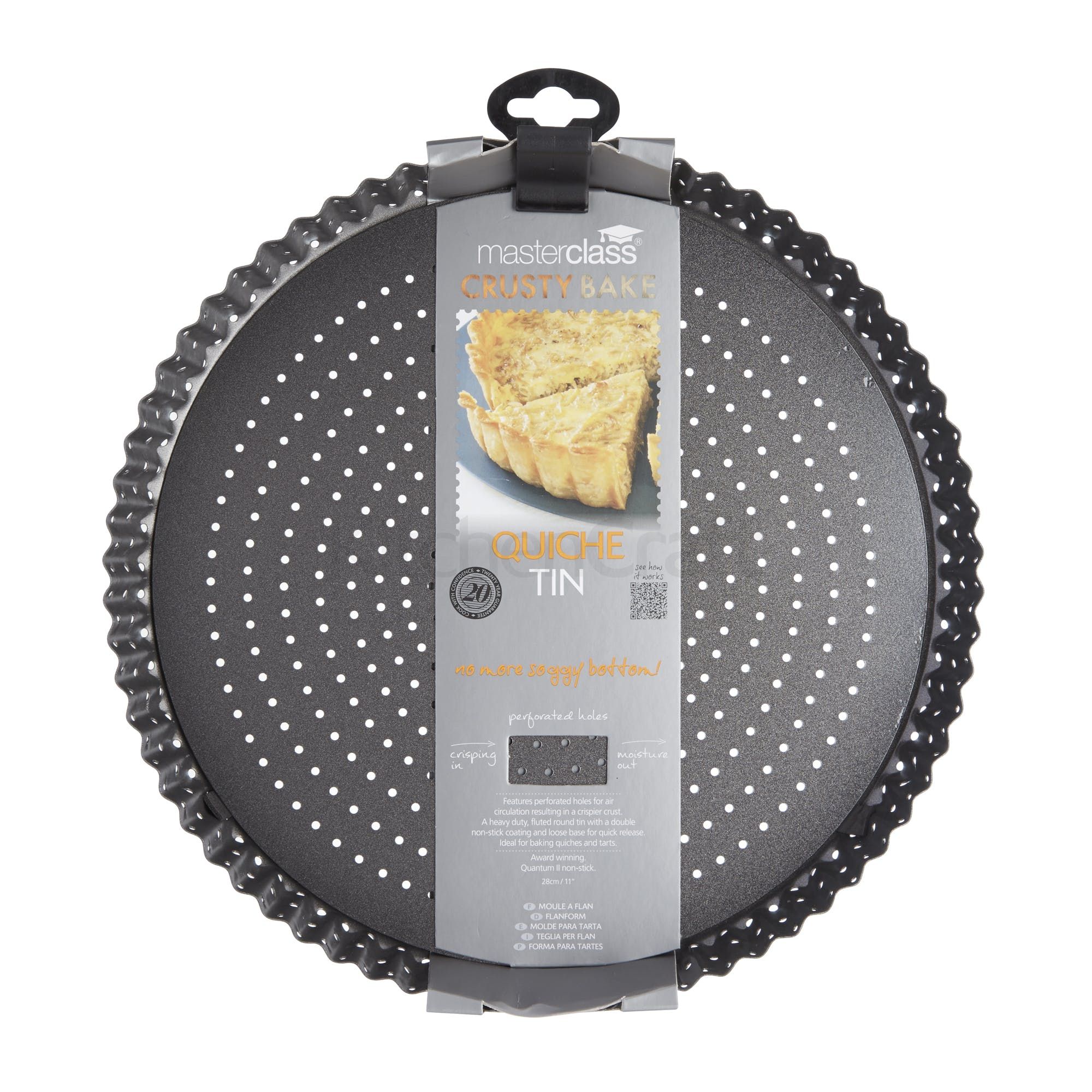 299-00_Master Class Quicheform 28 cm rund perforiert_lowcarb_Backen_Quiche_KCMCCB100