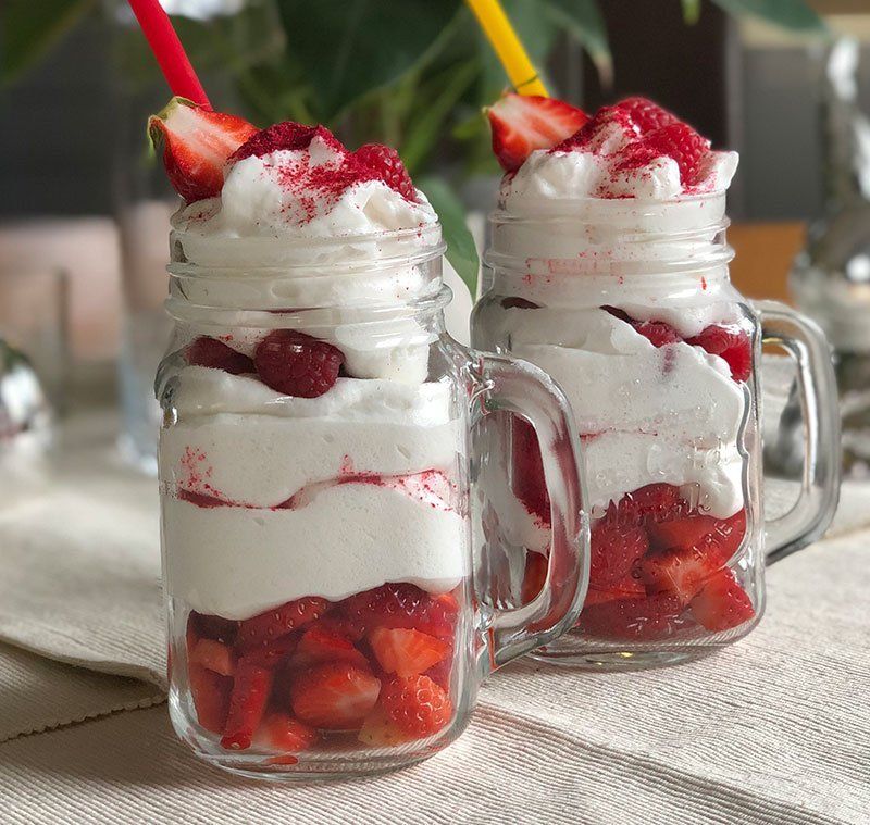 FLUFFZAUBER Fertigmischung für kalorienarmen Eiweiss-Fluff & low carb Baiser