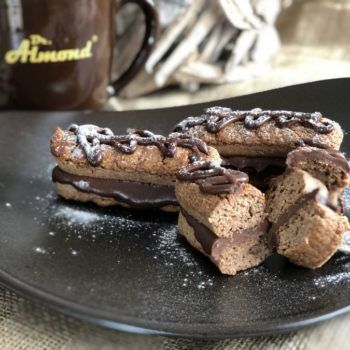 Rezept Spekulatiusbiskuits mit Weihnachtsganache lowcarb keto glutenfrei