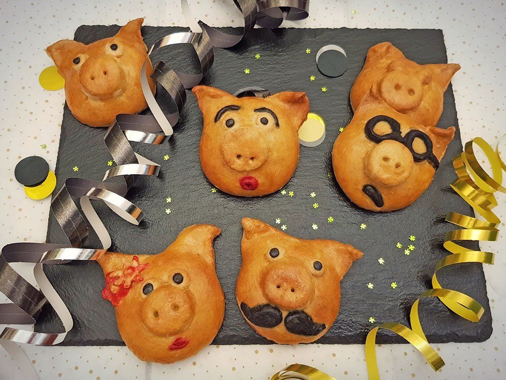 Rezept Gefüllte Glücksschweinchen lowcarb keto