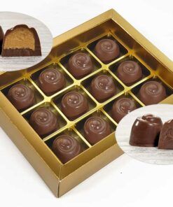 Low-Carb-Keto-Pralinen-zuckerfrei-12er-Vollmilch-Sahne-Schoko-Nougat-ohneZuckerzusatz