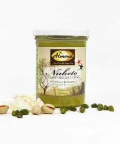 Nuketo PISTAZIE & KOKOS Gourmet Nougat-Creme low carb keto | ohne Zuckerzusatz | ohne Palmöl