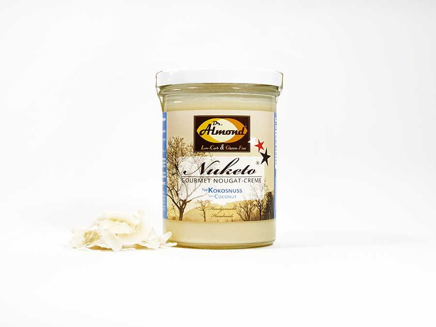 Nuketo KOKOSNUSS Gourmet Nougat-Creme low carb keto | ohne Zuckerzusatz | ohne Palmöl