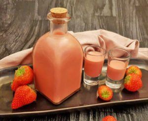 Rezept Vanillepudding Erdbeer Likör lowcarb zuckerfrei kalorienarm