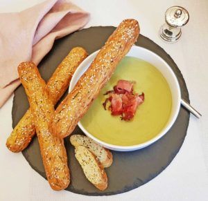 Rezept Zucchini Karotten Mandelstangen mit Zucchinicreme lowcarb keto