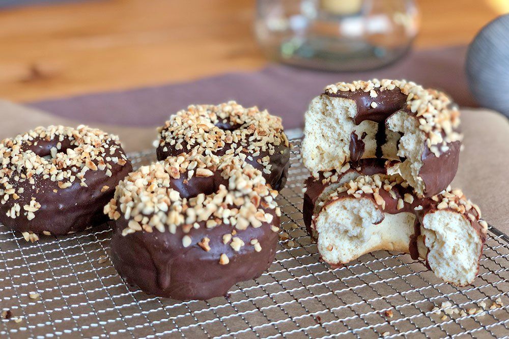 Rezept Schoko Donuts lowcarb glutenfrei keto