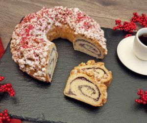 Rezept Eierlikör Mohn Streuselkranz lowcarb glutenfrei kalorienarm keto