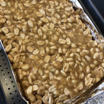 Rezept Erdnuss Karamell Riegel lowcarb glutenfrei