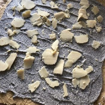 Rezept Mohn Kirsch Quark Marzipan Strudel low carb glutenfrei