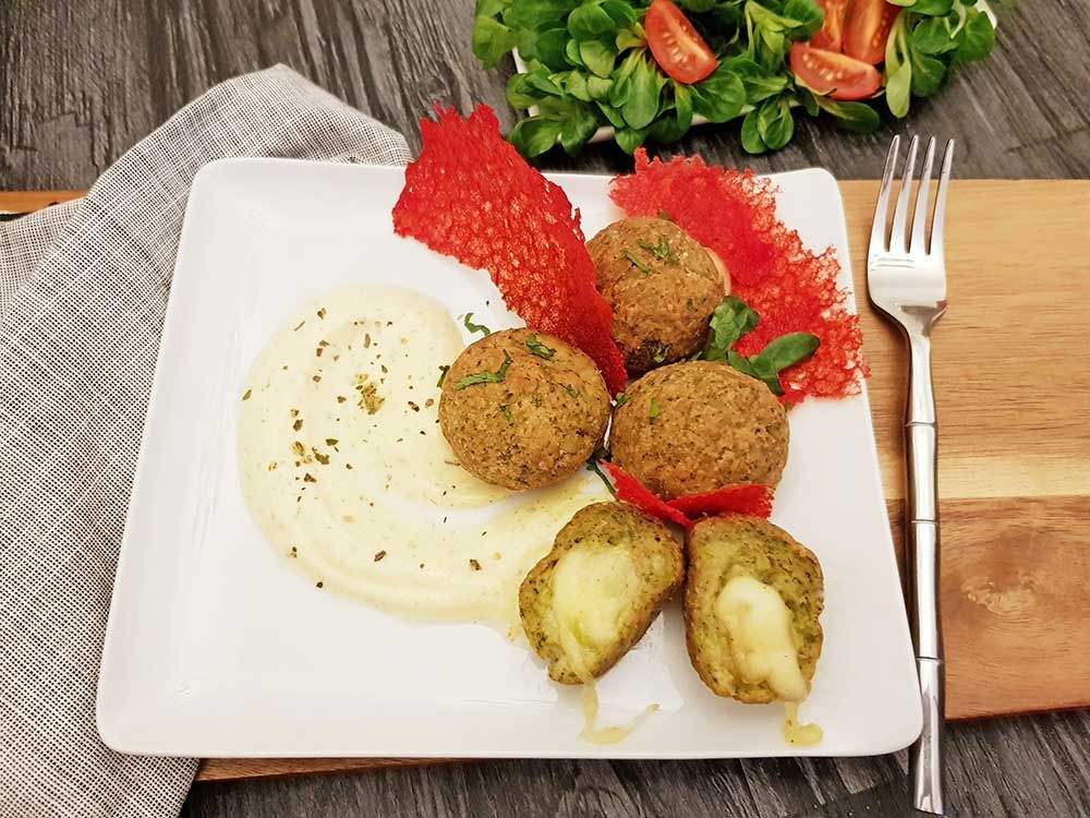 Rezept Broccoli Mozarella Miniknödel lowcarb glutenfrei