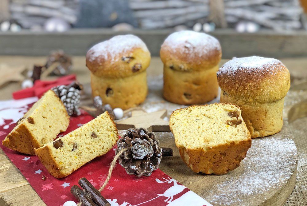 Rezept Mini-Panettone lowcarb glutenfrei