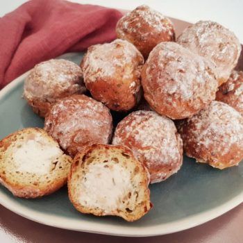 Rezept Schinken Brandteigkrapferl mit Frischkäsefülle lowcarb glutenfrei