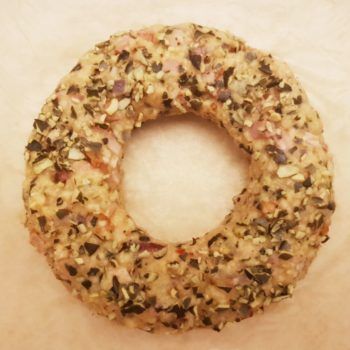 Rezept Kürbiskern Speck Brandteigkrapfen mit Paprikakraut lowcarb glutenfrei