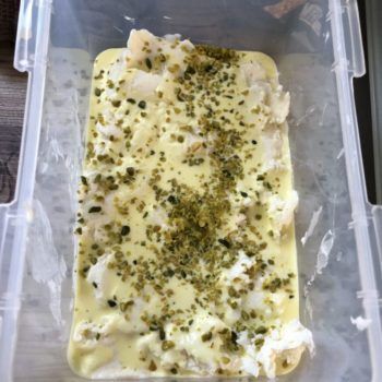 Rezept Frischkäse-Buttermilch-Eis low carb zuckerfrei