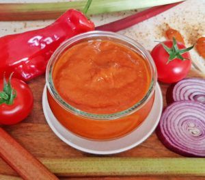 Rezept Rhababerketchup selber machen lowcarb glutenfrei
