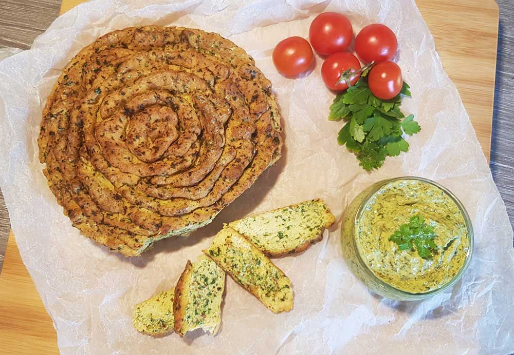 Rezept Zupfbrot lowcarb glutenfrei keto