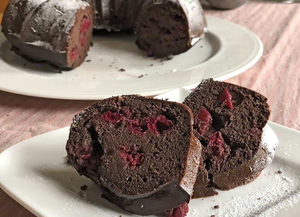 Rezept Saftiger Schoko Kirschkuchen - lowcarb glutenfrei keto