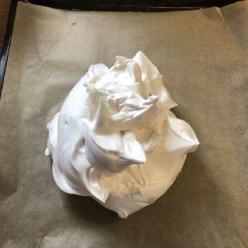 Rezept Apfel Birnen Pavlova lowcarb glutenfrei kalorienarm