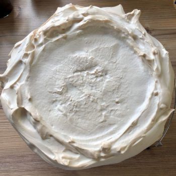 Rezept Apfel Birnen Pavlova lowcarb glutenfrei kalorienarm