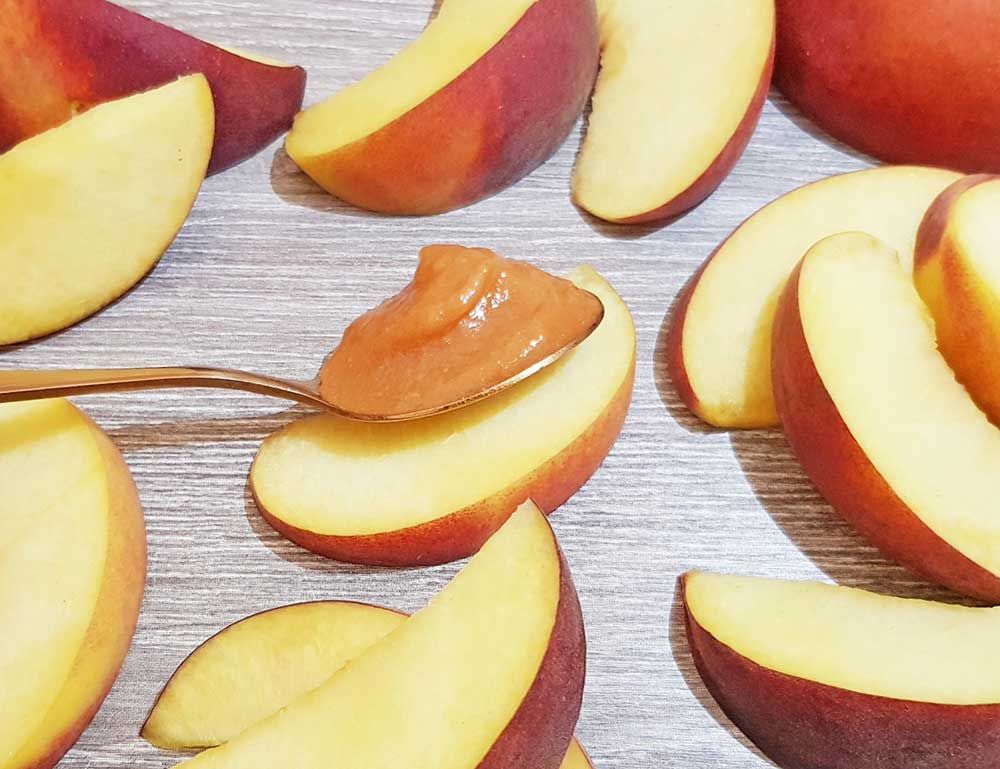 Rezept Pfirsichcreme für Torten, Desserts, Eis, Fluff lowcarb glutenfrei