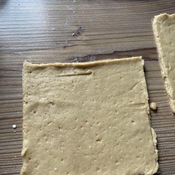 Rezept Pflaumen Pudding Taschen low carb glutenfrei keto