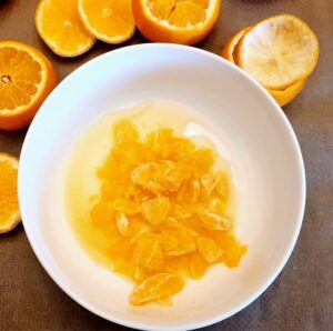 Gefüllte Mandarinen lowcarb