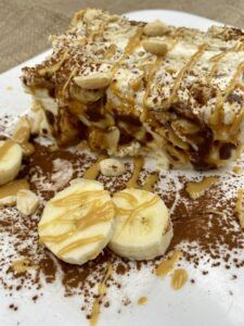 Rezept Bananen Erdnuss Tiramisu lowcarb glutenfrei keto