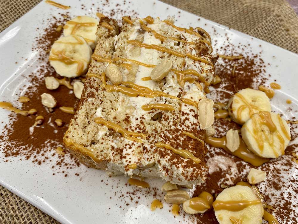 Rezept Bananen Erdnuss Tiramisu lowcarb glutenfrei keto