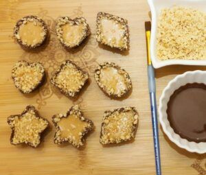 Rezept Erdnuss Schokoladenpralinen lowcarb glutenfrei keto