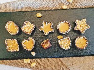 Rezept Erdnuss Schokoladenpralinen lowcarb glutenfrei keto