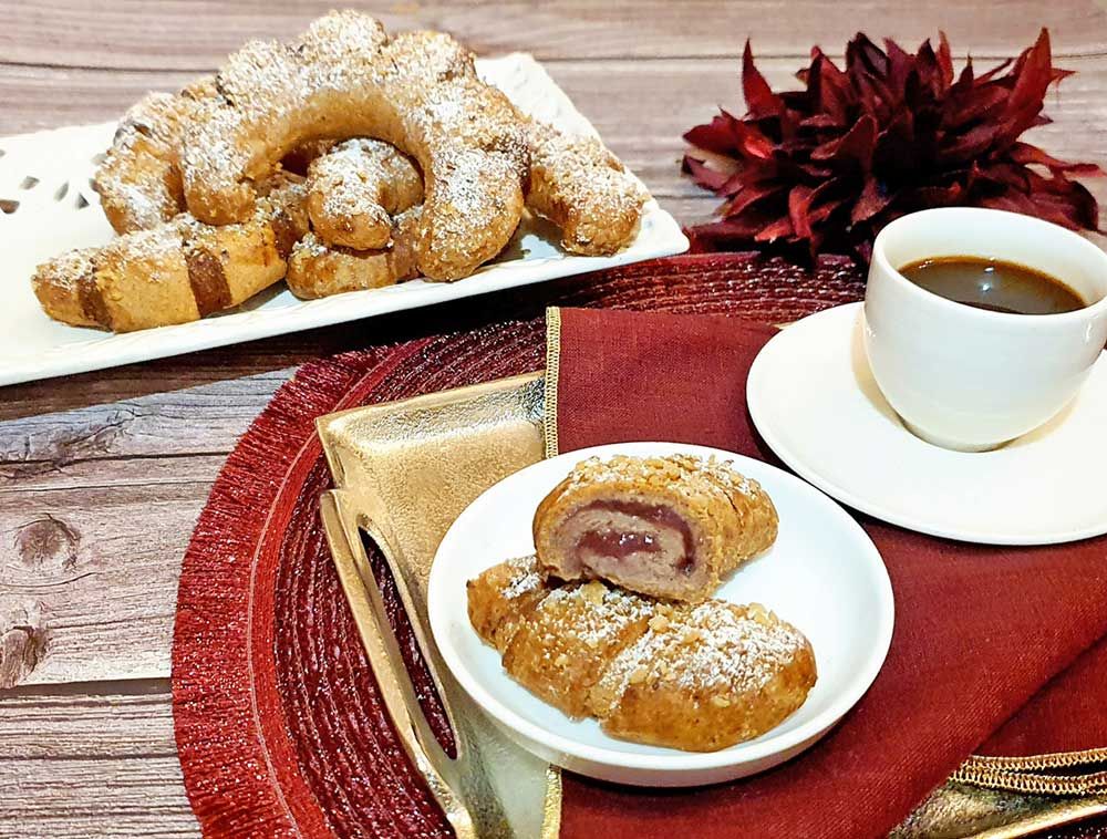 Rezept Mandel Zimt Hörnchen lowcarb glutenfrei keto