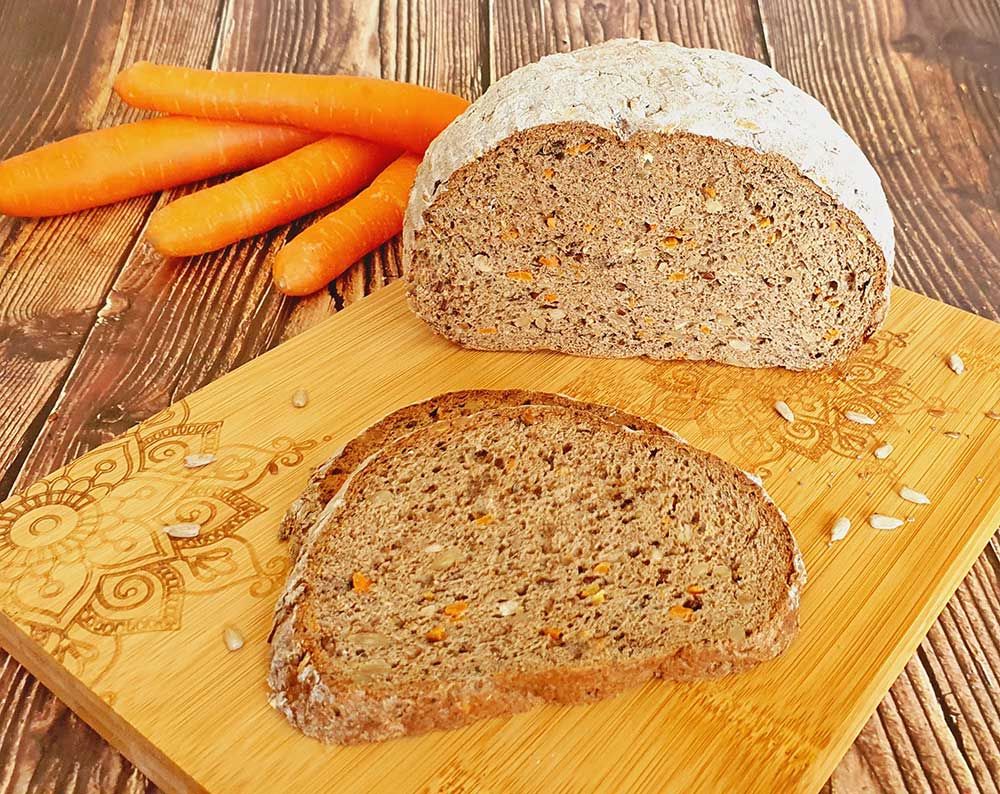 Rezept Karottenbrot lowcarb glutenfrei keto
