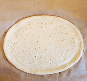 Rezept Pudding Rhababer Erdbeerpizza lowcarb keto glutenfrei