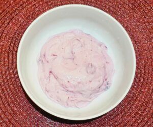 Rezept Heidelbeere Zitrone Kuchenbowl lowcarb glutenfrei