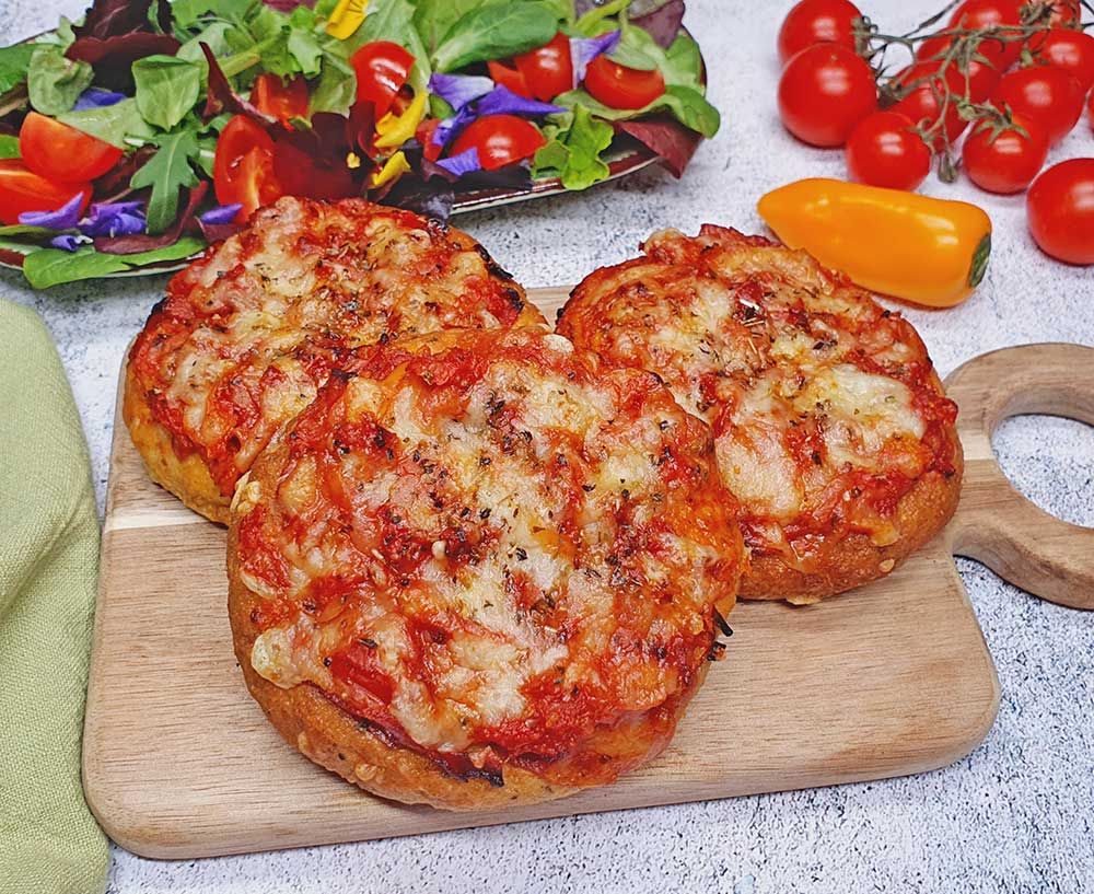 Rezept Pizzabrötchen lowcarb keto glutenfrei