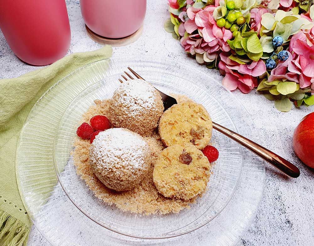 Rezept Apfel Zimt Knödel lowcarb glutenfrei keto