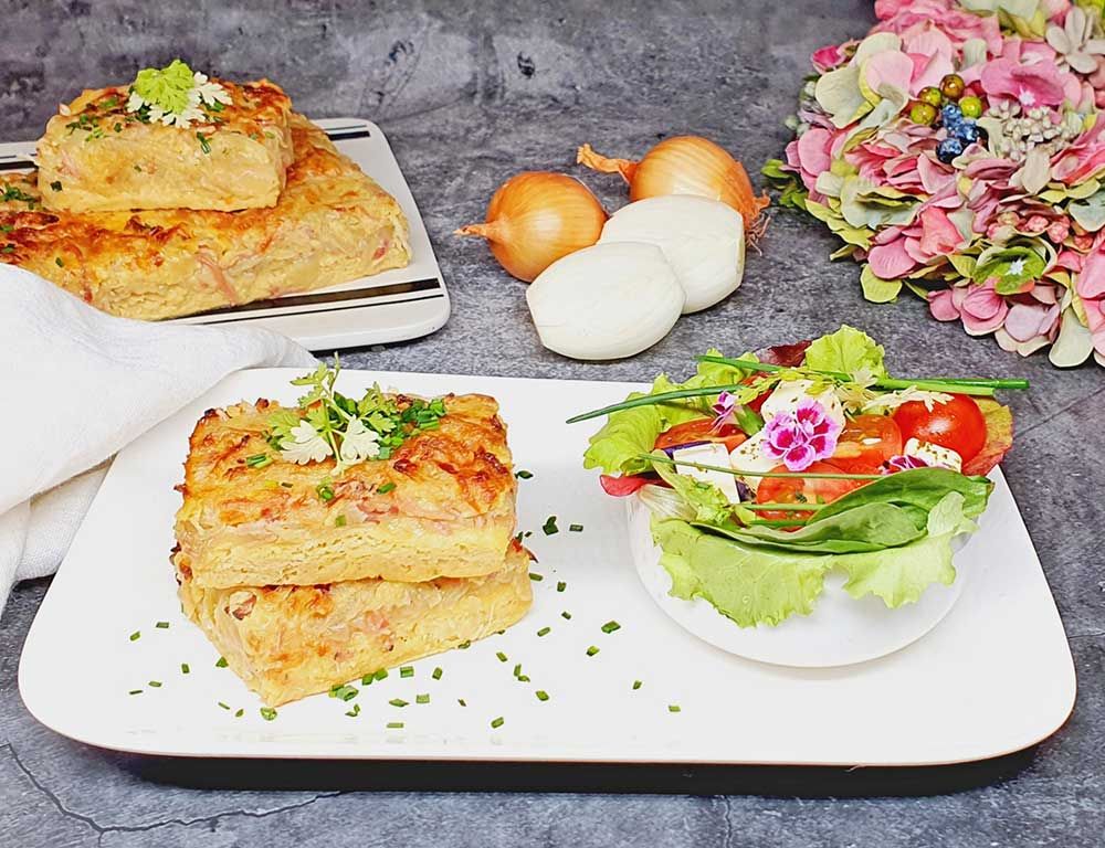 Rezept Zwiebelkuchen lowcarb glutenfrei keto