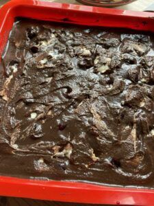 Rezept Brownie-Cheesecake-Kirsch-Schnitte lowcarb kalorienarm glutenfrei keto