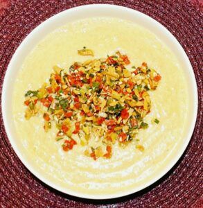 Rezept Pfifferling Schafkäse Pfannenpancake lowcarb keto glutenfrei