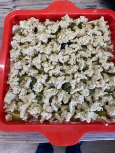 Rezept Pflaumenkuchen mit Pudding und Schmand lowcarb glutenfrei